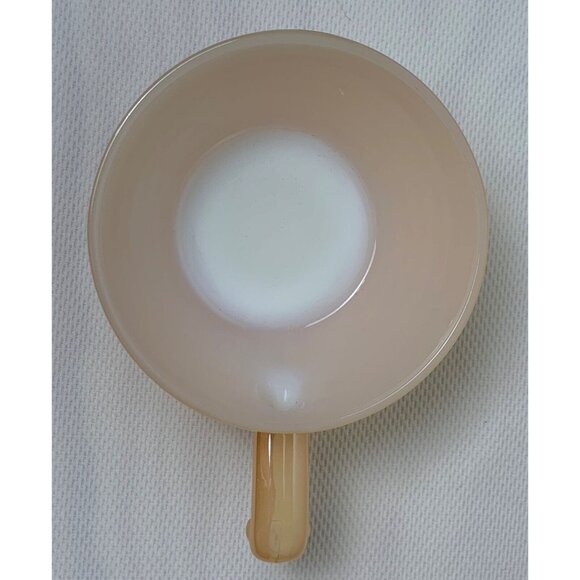 Vintage Set Of 4 Fire King Peach Luster Soup Bowls 10 oz Beehive Ovenware USA - Picture 6 of 11